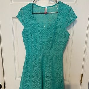 Teal dress size large